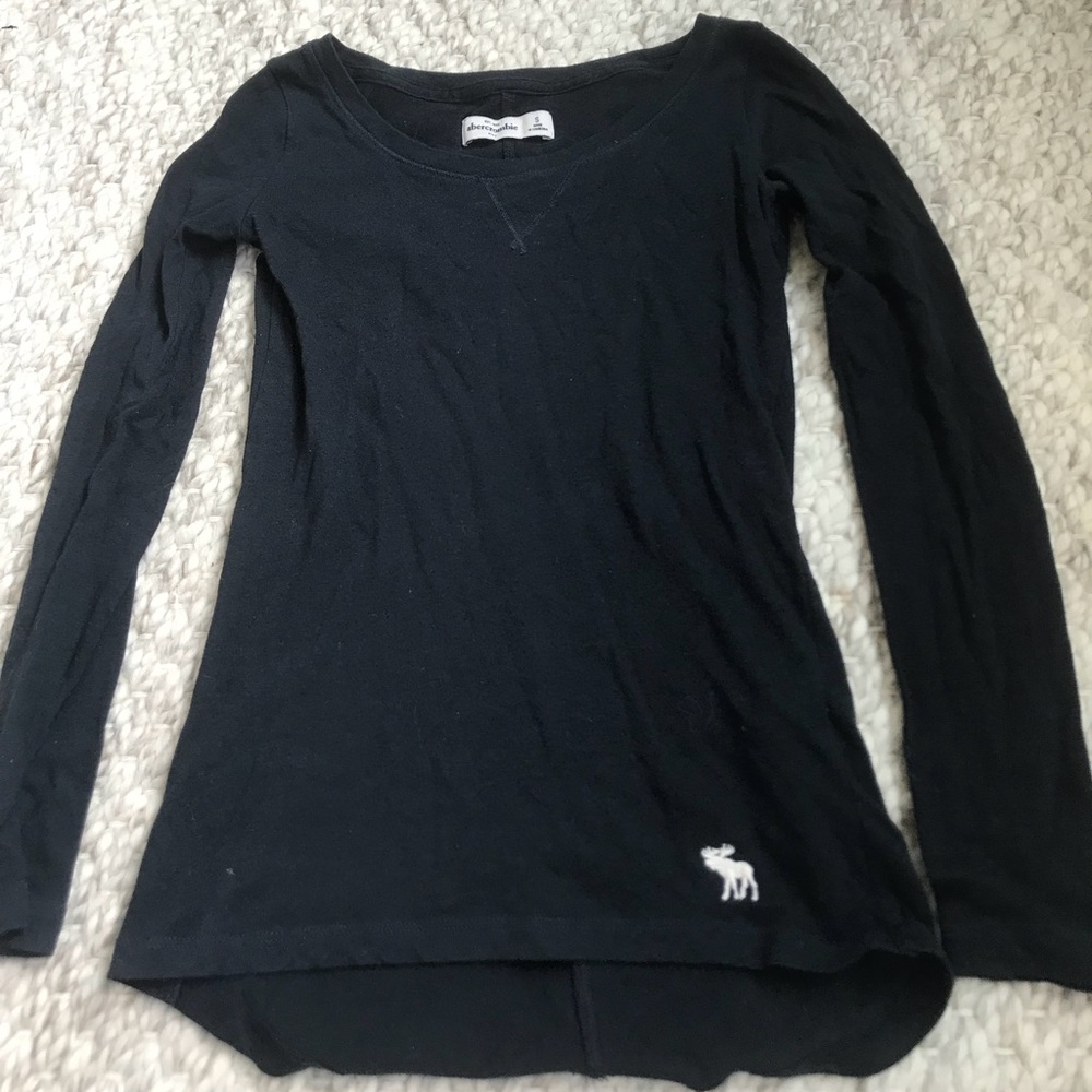 Abercrombie long sleeve navy tee